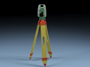 total station 3D 모델