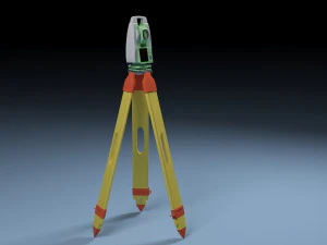 total station 3D Model