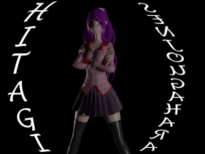 Hitagi Senjougahara 3D Model