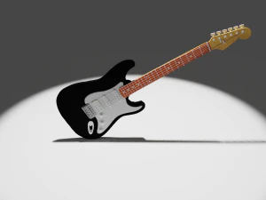 guardabarros estratocaster Modelo 3D