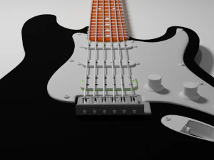 fender stratocaster 3D Model