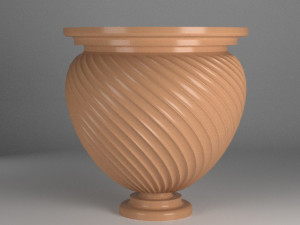 classic cupper planter 3D Модель