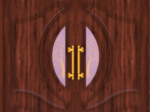 maral wooden lobby door 3D Model