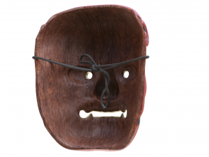 japanese mask tengu gigaku noh 3D Model
