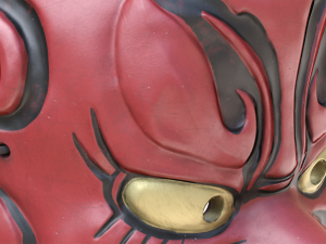 japanese mask tengu gigaku noh 3D Model