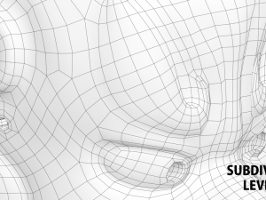 japanese mask tengu gigaku noh 3D Model