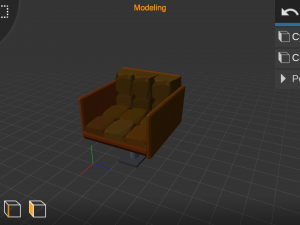 armchair 3Dモデル