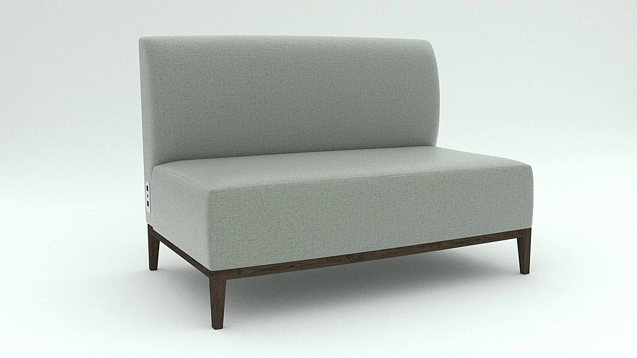 gray sofa 3D Model .c4d .max .obj .3ds .fbx .stl .blend 