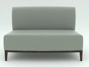 gray sofa 3D Model