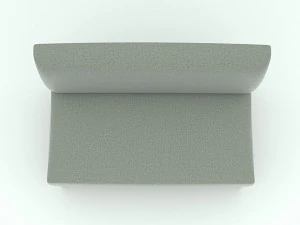 gray sofa 3D Model