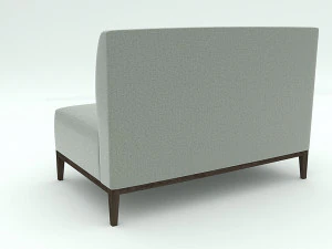 gray sofa 3D Model
