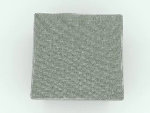 gray puff 3D Model