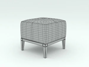 gray puff 3D Model