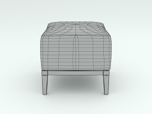 gray puff Model 3D