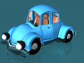 ANCar Cartoon City Car 3D Model