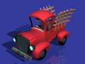 Farm Truck Cartoon Car 3D Model