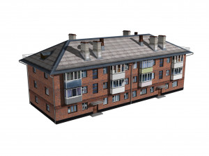 residential building Modello 3D