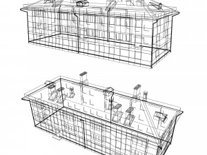 residential building Modello 3D