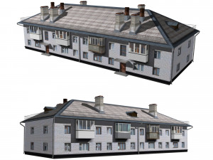 residential building 3D 모델