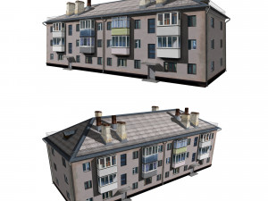 residential building Modèle 3D