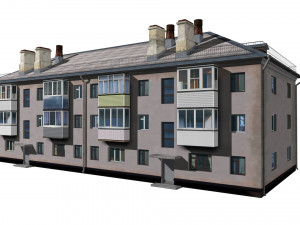 residential building Modèle 3D