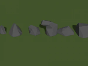low poly pack nature 3D Model