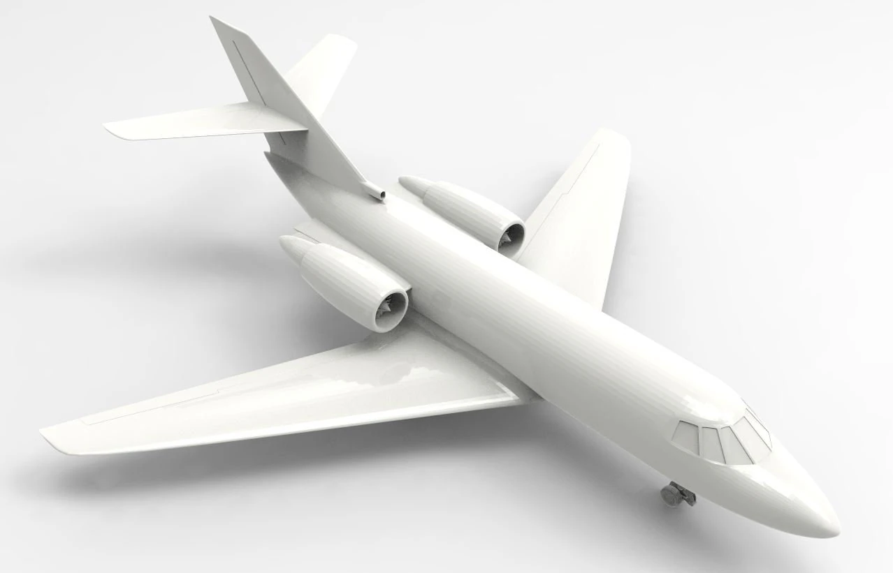 aircraft 04 3D Model .c4d .max .obj .3ds .fbx .stl .blend 