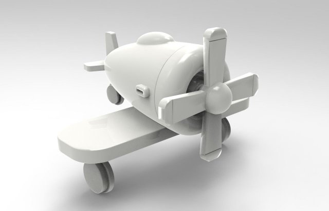 aircraft 08 3D Baskı Modeli .c4d .max .obj .3ds .fbx .stl .blend 