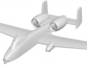 aircraft 12 Model 3D