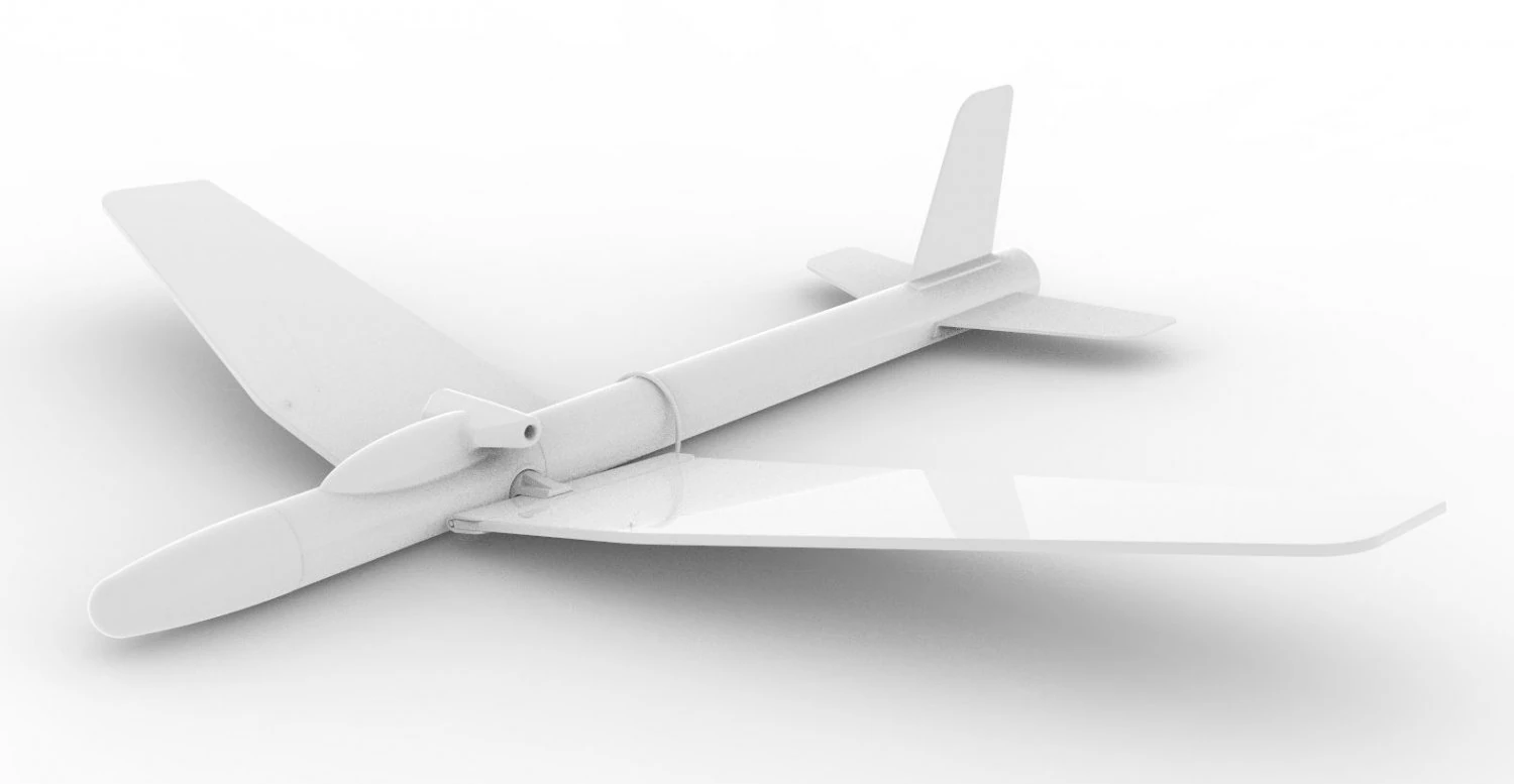 aircraft 15 3D Print Model .c4d .max .obj .3ds .fbx .stl .blend