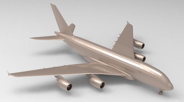 aircraft 20 3D Model .c4d .max .obj .3ds .fbx .stl .blend 