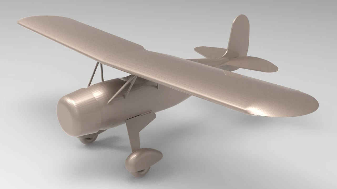 aircraft 22 3D Model .c4d .max .obj .3ds .fbx .stl .blend
