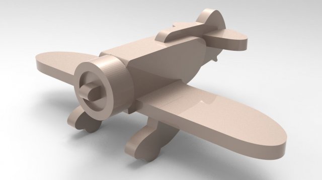 aircraft 31 3D Baskı Modeli .c4d .max .obj .3ds .fbx .stl .blend 
