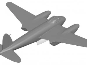 aircraft 35 3D Print Model
