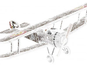 aircraft 37 3D Print Model