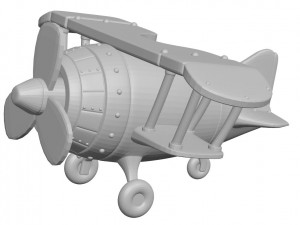 aircraft 39 Model Cetak 3D