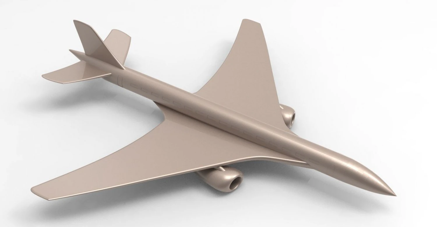 aircraft 42 3D Print Model .c4d .max .obj .3ds .fbx .stl .blend 