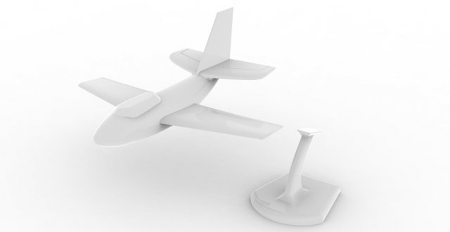 aircraft 44 Modello di stampa 3D .c4d .max .obj .3ds .fbx .stl .blend 