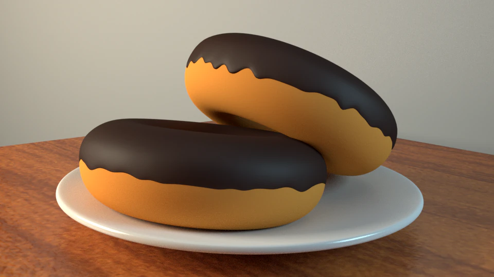 donuts 3D Model .c4d .max .obj .3ds .fbx .stl .blend 