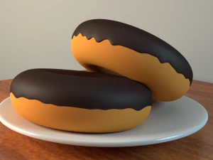 donat Model 3D