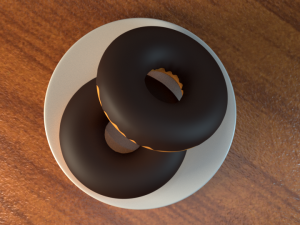 donuts 3Dモデル