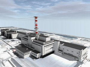 Chernobyl nuclear power plant 3D Model