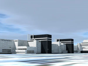 Chernobyl nuclear power plant 3D Model