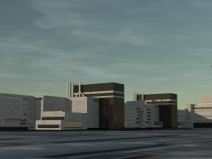 Chernobyl nuclear power plant 3D Model