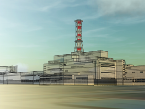 Chernobyl nuclear power plant Model 3D