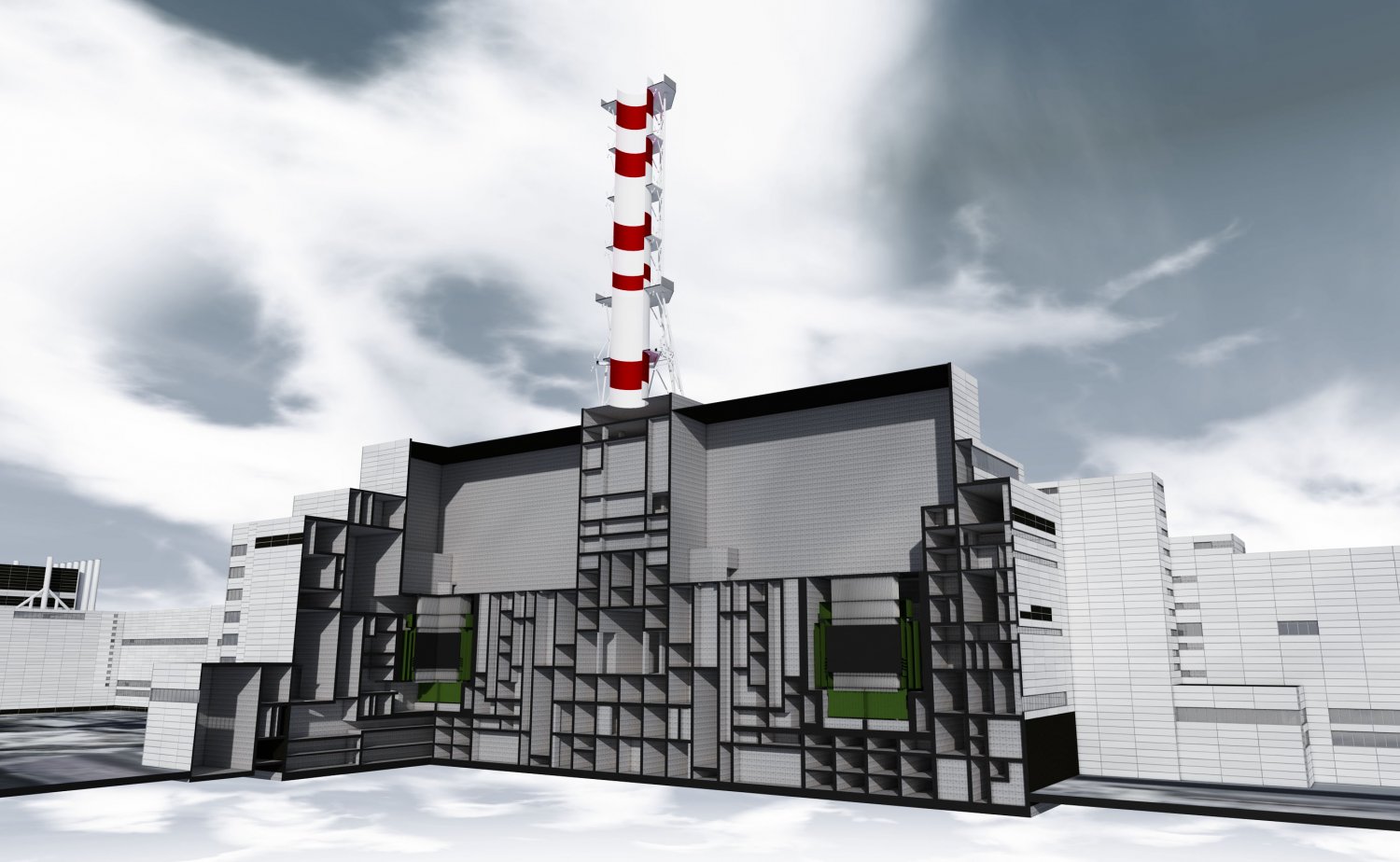 Чернобыль 3d карта