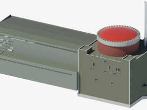 Zaporizhzhia Nuclear Power Plant 3D 模型