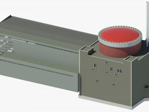 Centrale nucleare di Zaporizhzhia Modello 3D