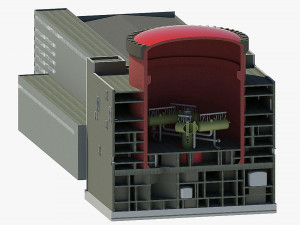 Zaporizhzhia Nuclear Power Plant 3D Model