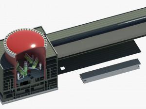 Zaporizhzhia Nuclear Power Plant 3D Model